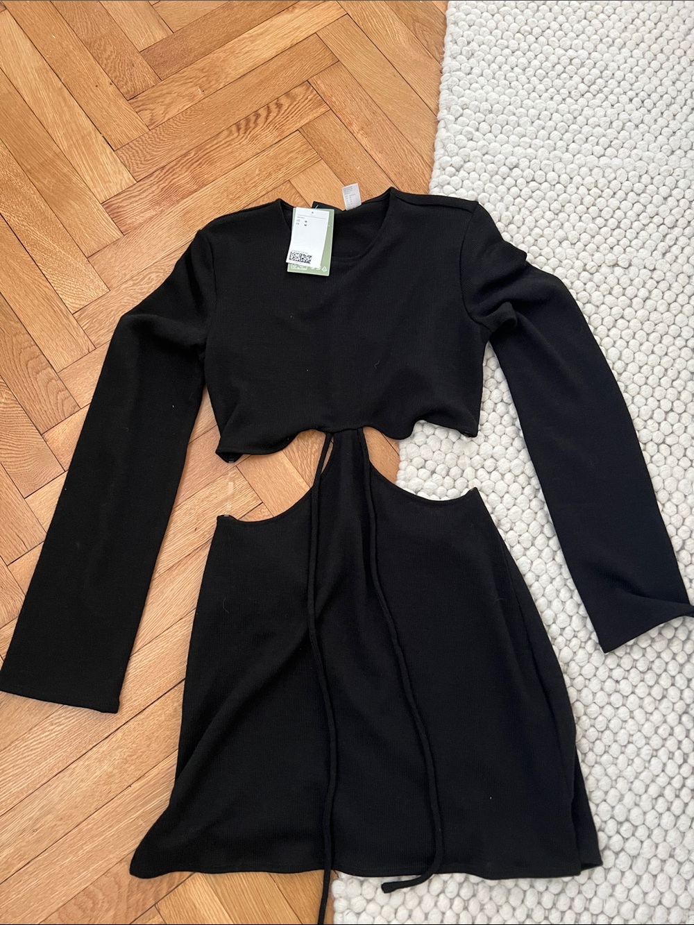 Black Cutout Dress NWT